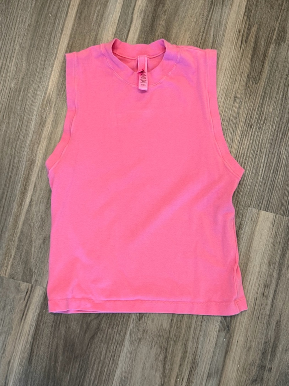 SKIMS Sleeveless Tank Top in Bright Pink
